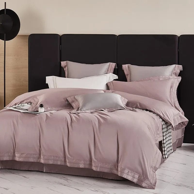 Luxxe Blush Duvet Cover Set (Long-Staple Sateen Cotton)